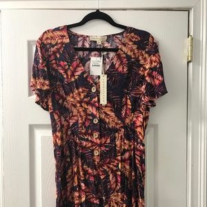 Cute LOVESTITCH Tropical Romper with Tags Size Large